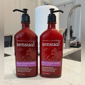 Bath & Body Works Aromatherapy Black Currant Vanilla Lotion *Discontinued/Rare